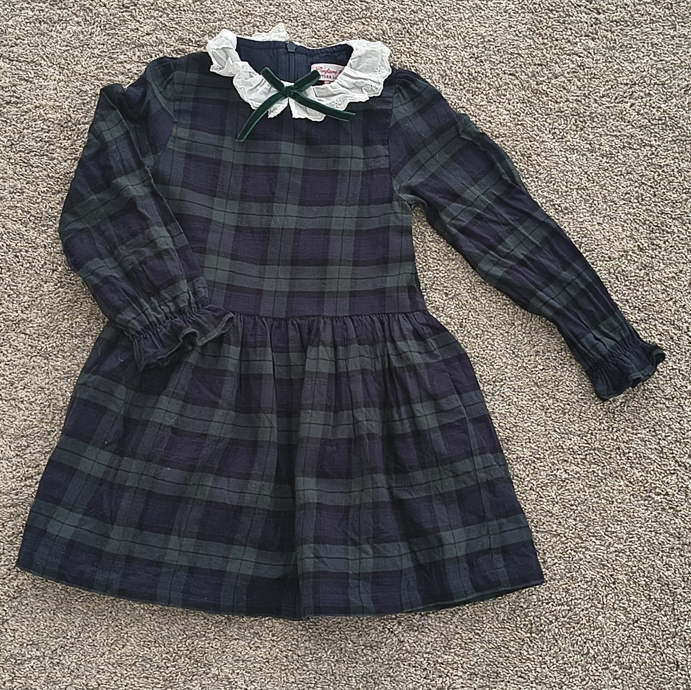 Plaid Girl's Dress -EUC